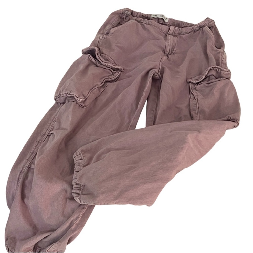 ✨ Zara Mauve Pink Cargo Pants ✨